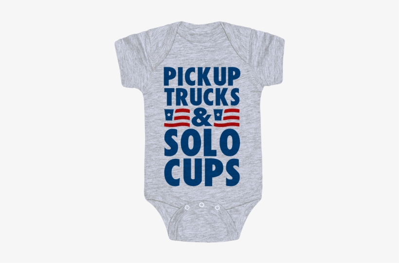 Pickup Trucks And Solo Cups Baby Onesy - Baby Onesie Sims 4, transparent png #1617801