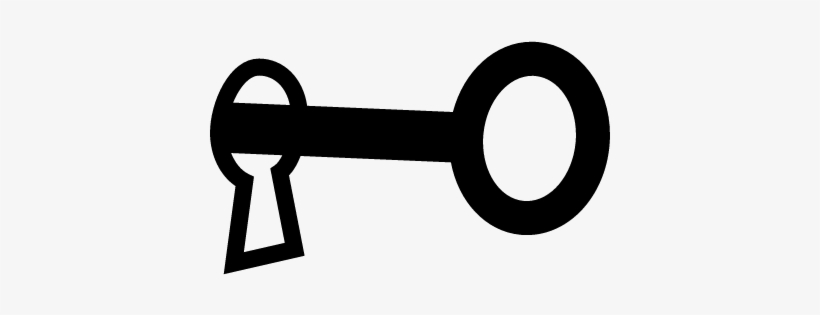 Key In Keyhole Vector - Key Png, transparent png #1617868