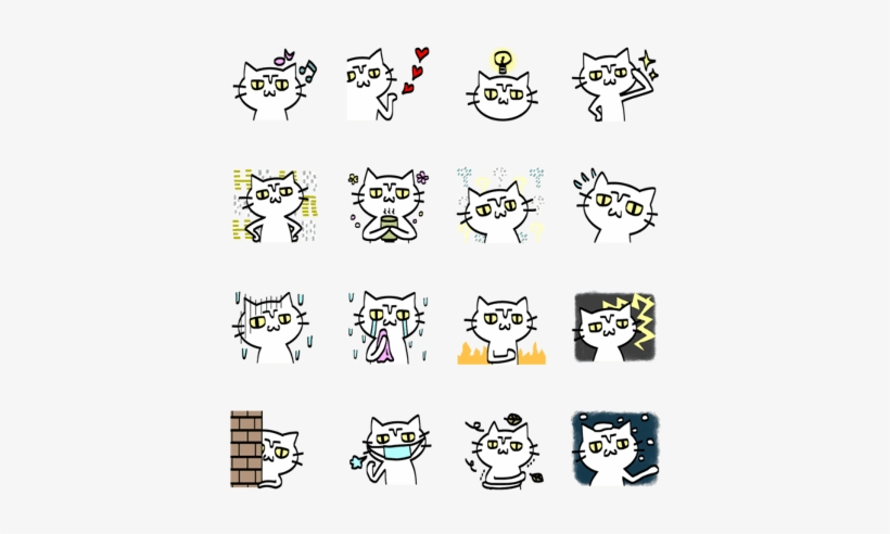 Neko-san Emotional Ver - Cartoon, transparent png #1618137