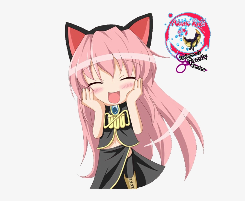 Luka Megurine Chibi Neko, transparent png #1618138