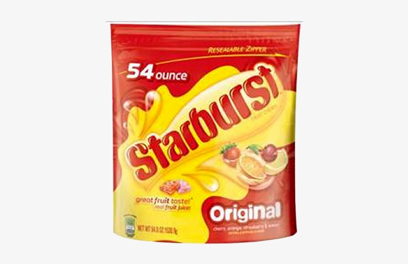 Starburst Fruit Chews Original Fruit Resealable Bulk - Bag Of Starburst, transparent png #1619145