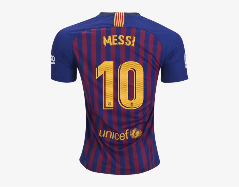 Lionel Messi - Barcelona 18 19 Messi Jersey, transparent png #1619400