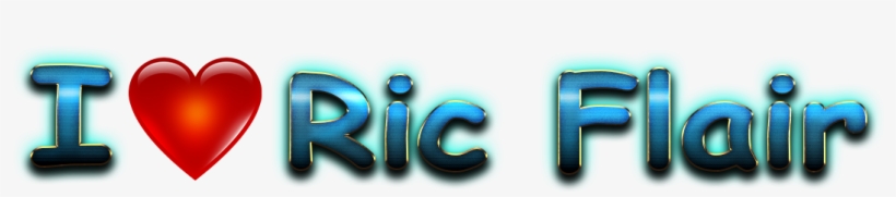 Ric Flair Love Name Heart Design Png, transparent png #1619760
