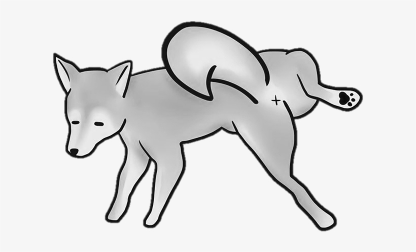 Peeing Shiba Inu Dog Turned Into Stone - Cartoon, transparent png #1619852