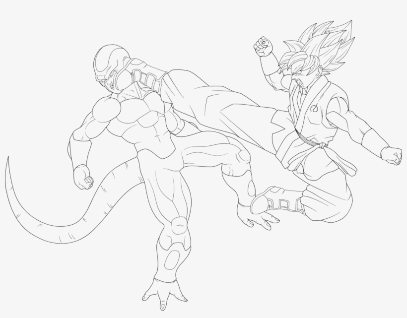 goku kamehameha coloring pages