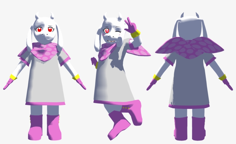 Mmd Alterswap Toriel Dl By Kittynekkyo-dapj055 - Alterswap Toriel Mmd, transparent png #1620413