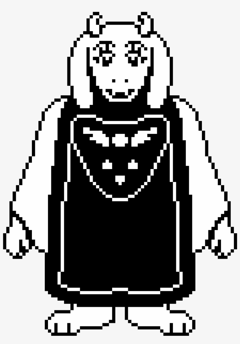 Toriel Undertale Toriel Battle Sprite Free Transparent Png Download Pngkey