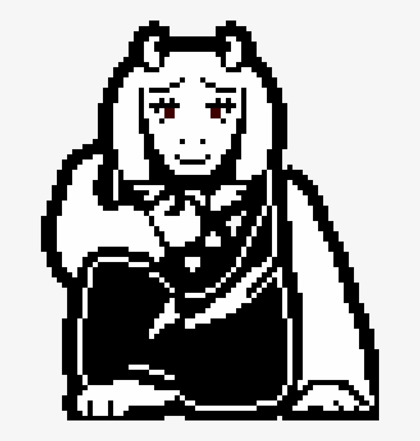All Sprites Here Are Their Original Size, Though I - Undertale Toriel Death Sprite, transparent png #1620552