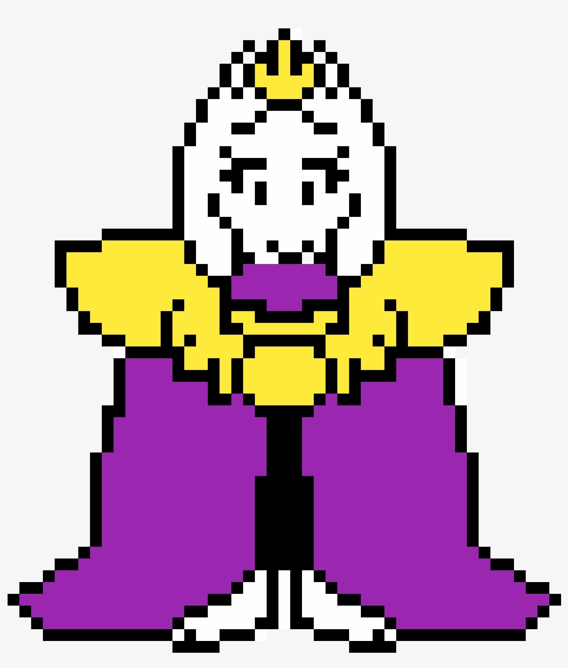 Underswap Toriel - Undertale Toriel Pixel Art, transparent png #1620675