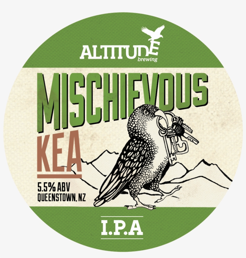 Abs085 Tap Badges Mk - Altitude Mischievous Kea Ipa 500ml, transparent png #1620678