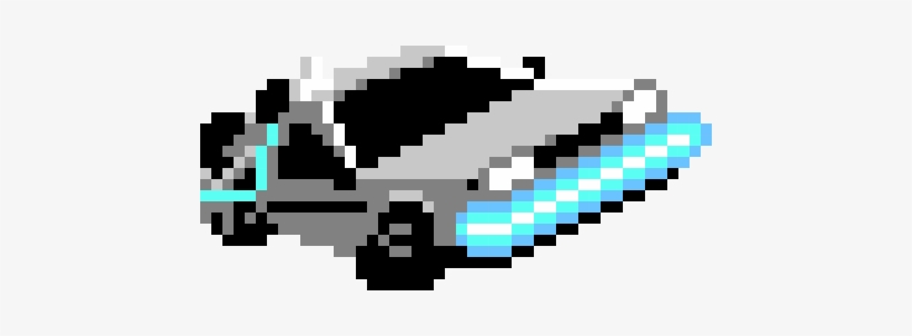 Delorean - Back To The Future Delorean Pixel Art, transparent png #1620911