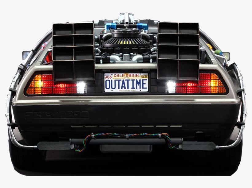 Share This Image - Outatime License Plate Movie Poster, transparent png #1620999