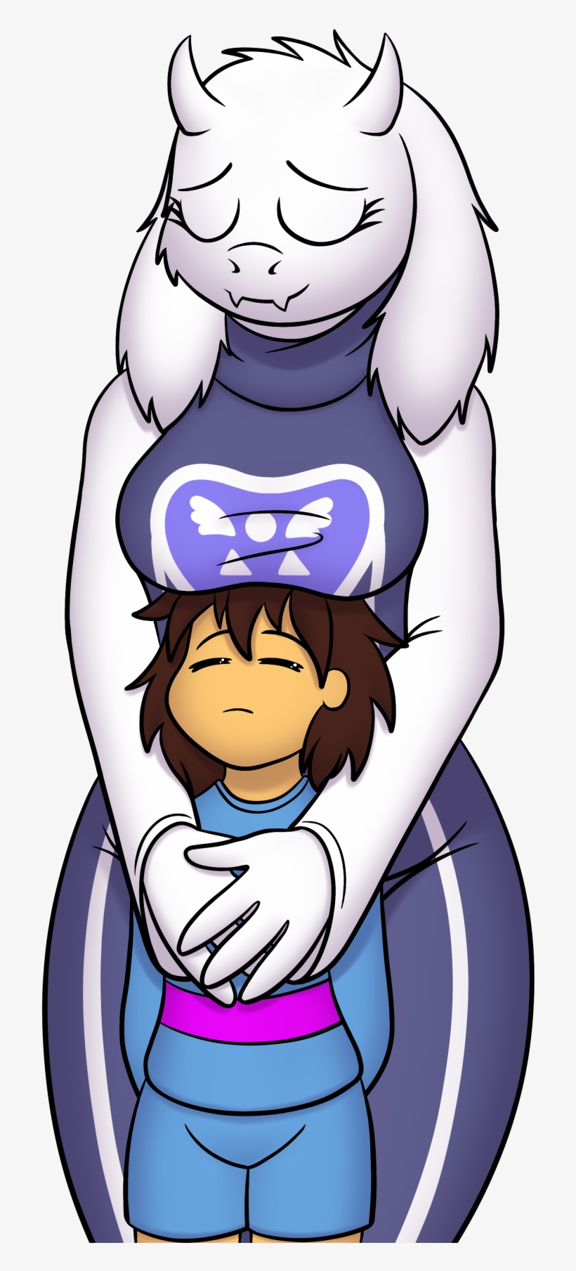 Toriel Hugs You - Cartoon, transparent png #1621013
