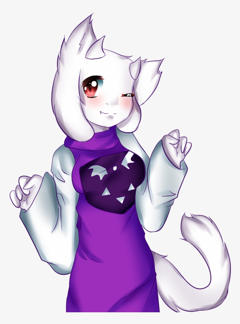 Neko Toriel By Marzyrocky - Imagenes De Toriel Anime, transparent png #1621180