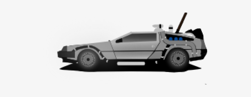 Delorean Clipart Svg - Back To The Future Png, transparent png #1621407