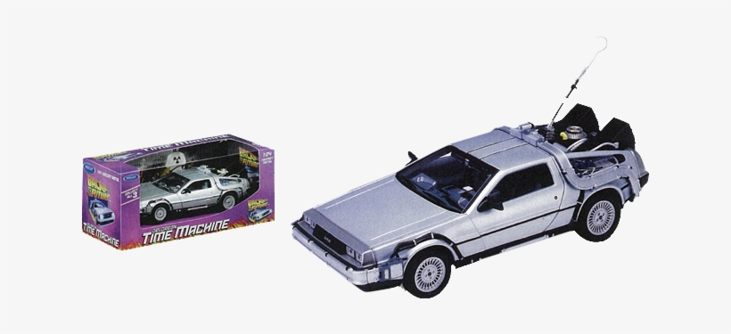 Back To The Future - Back To The Future Die Cast Delorean 1:24 Scale, transparent png #1621558