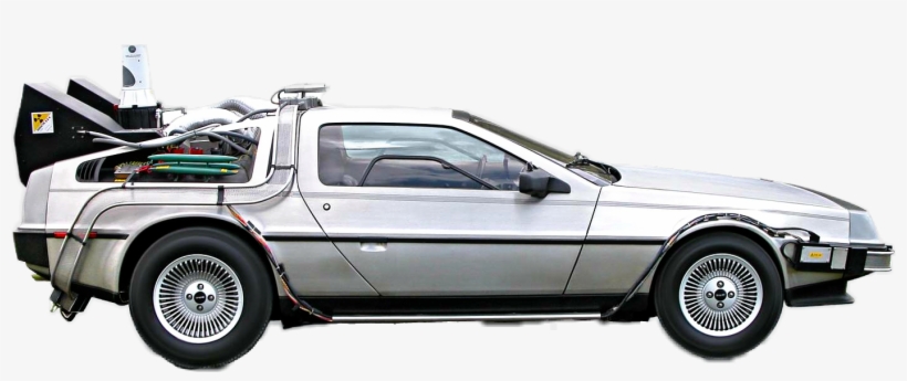 Delorean 80s Scifi Backtothefuture Cars Vintage Vintage - Delorean Back To The Future, transparent png #1621647