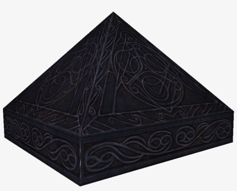 Eye In Triangle At Top Of Shrine - Wood, transparent png #1621696