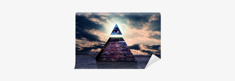 New World Order Pyramid Of Illuminati Wall Mural • - Illuminati Agent Of Uganda, transparent png #1621857