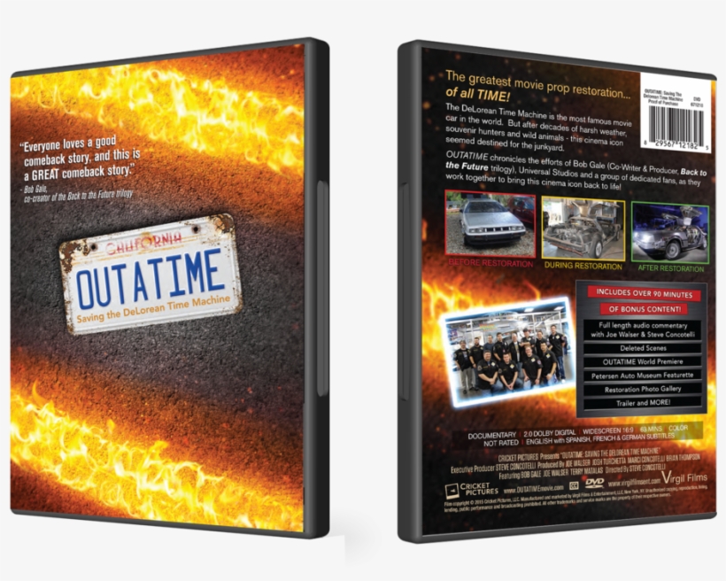Saving The Delorean Time Machine - Virgil Films And Entertainment Outatime, transparent png #1621879