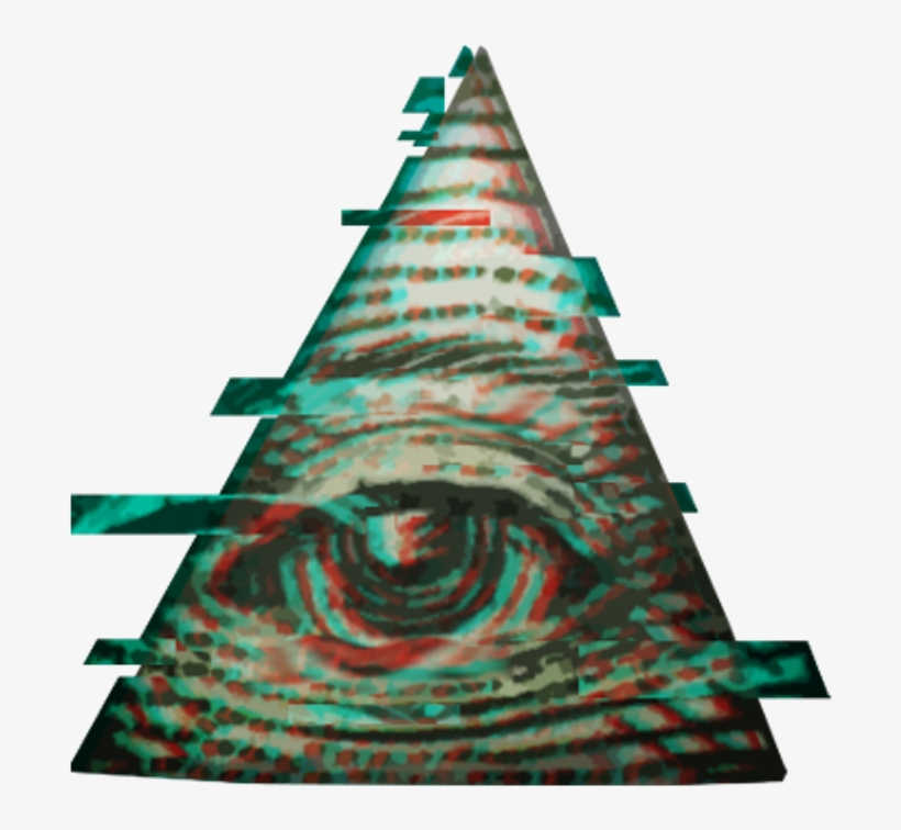 Illuminati Triangle Triangulo Freetoedit Glitch - Illuminati Transparent, transparent png #1621887