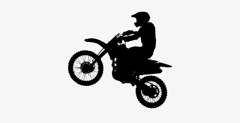 Athlete, Bicycle, Bike, Boy, Male, Man - Dirt Bike Silhouette, transparent png #1622061