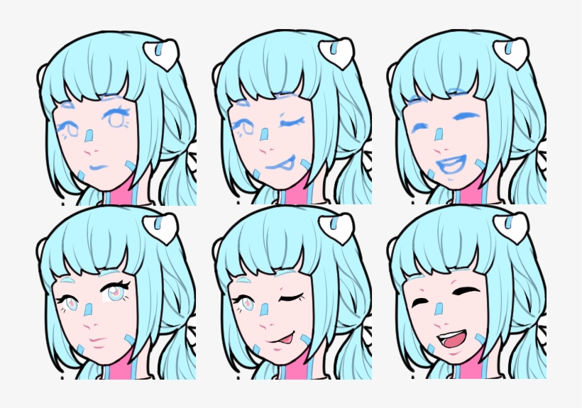 The Real' Tedious Work Was To Make The Positions Of - Dating Sim Sprites, transparent png #1622119