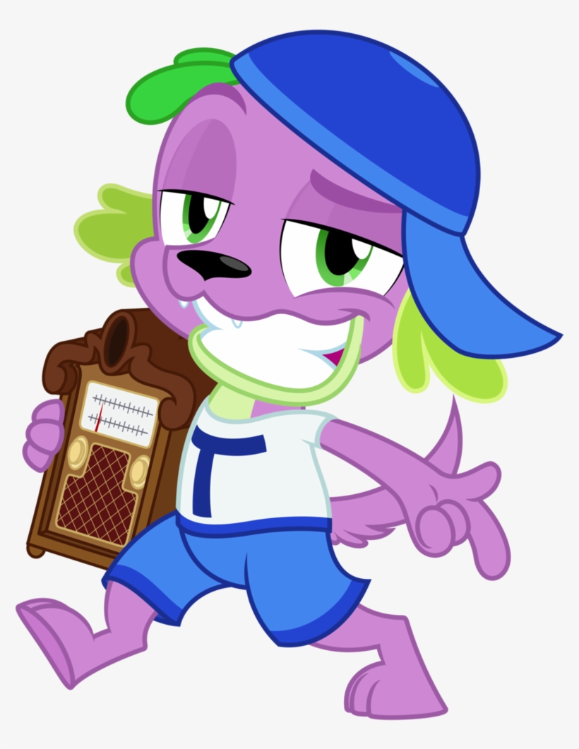 Clip Art Spike The Rapping Dog By Zutheskunk On - Spike The Dog Equestria Girls, transparent png #1622371