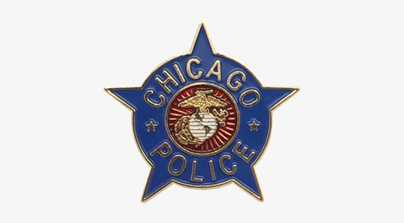 Chicago Police Department Star Lapel Pin - Lapel Pin, transparent png #1622449