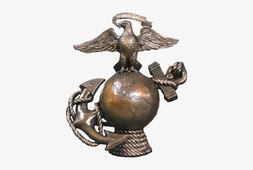 Marine Corp Logo Bronze Sculpture - Marine Corps Urn, transparent png #1622456