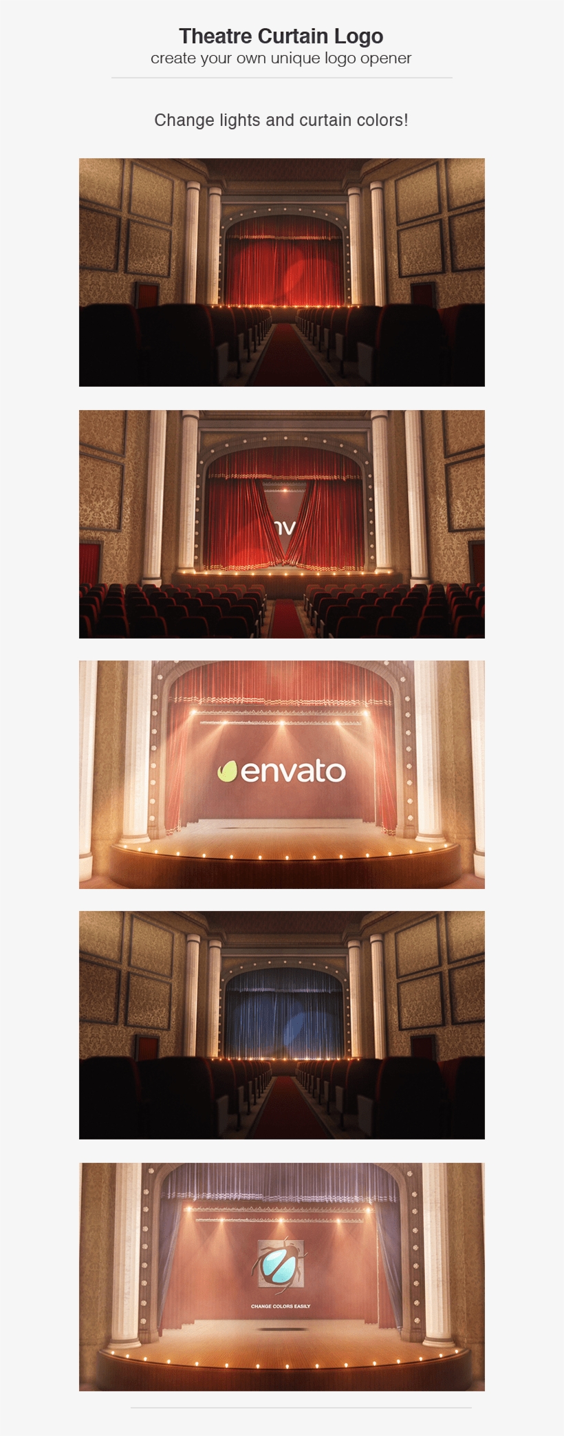 Theatre Curtain Logo Is A Cinematic Curtain Opener - Stage, transparent png #1622630