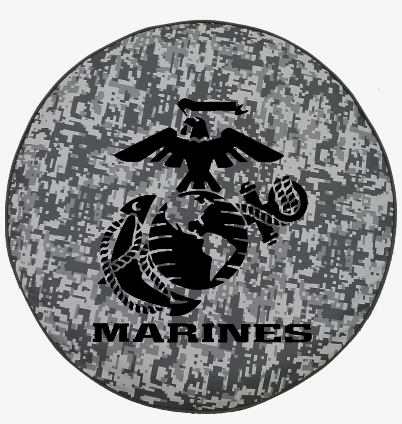 Digital Urban Camo - Big Eagle Globe And Anchor, transparent png #1622723