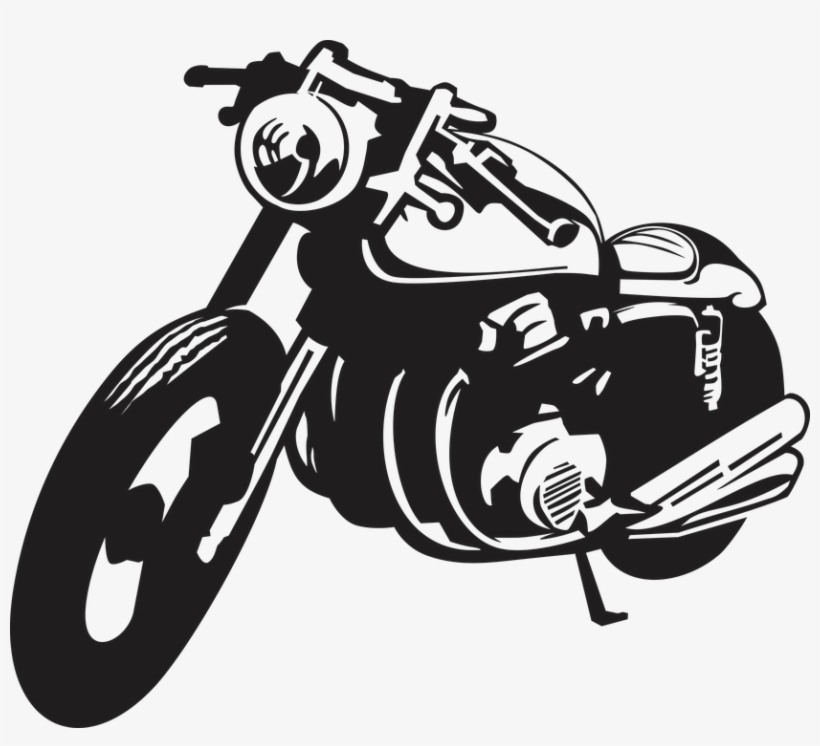 Motorcycle Png Transparent Images - Motorcycle Silhouette Png, transparent png #1622971
