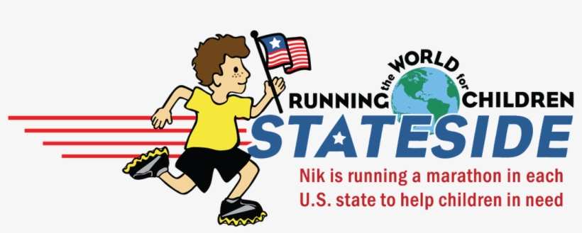 Running The World For Children - Running Across Finish Line, transparent png #1623013
