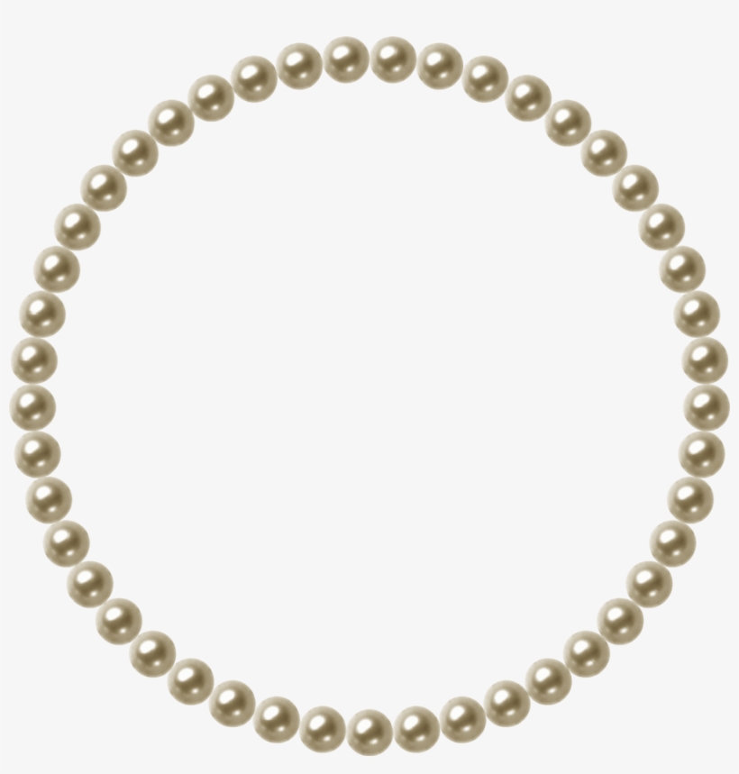 Clip Art - Circle Pearl Frame, transparent png #1623117