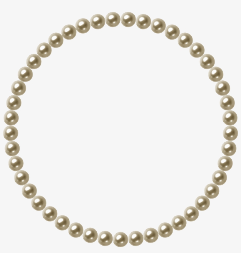Clip Art - Circle Pearl Frame, transparent png #1623117
