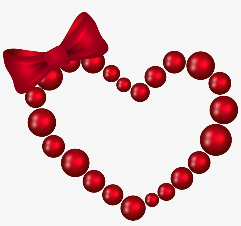 Red With Bow Transparent Png Clip Art, transparent png #1623242