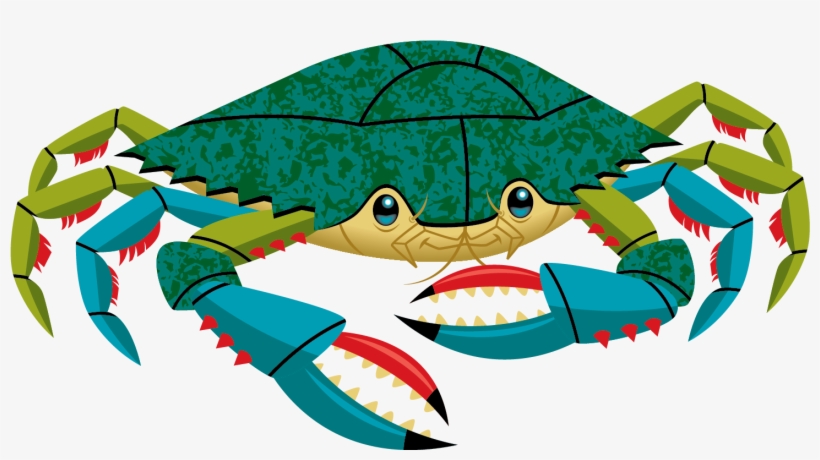 Blue Crab - Cartoon, transparent png #1623479