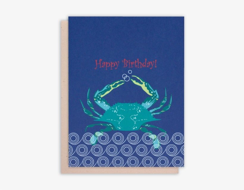 Blue Crab Happy Birthday - Birthday, transparent png #1623711