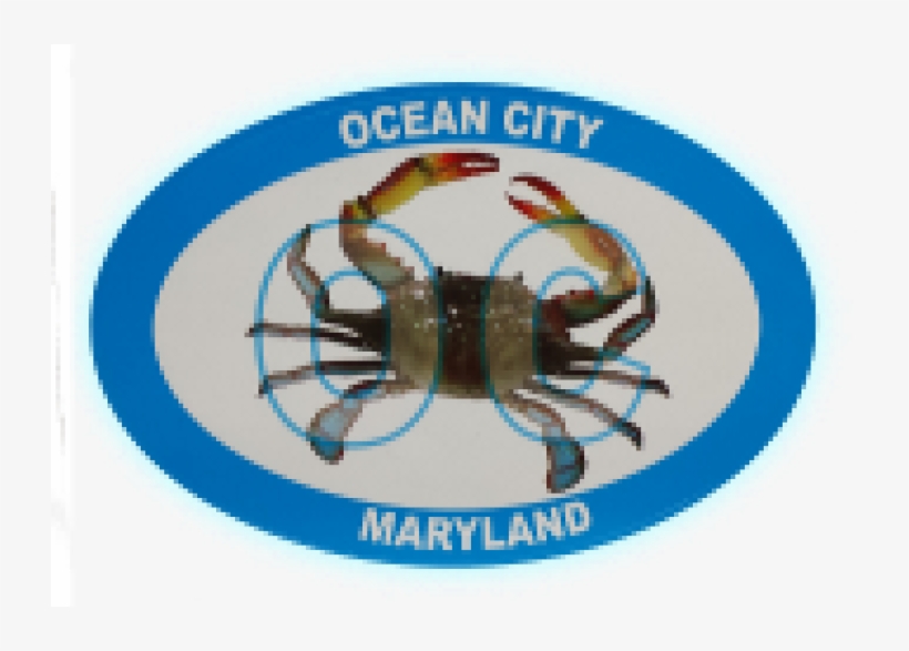 Oc Blue Crab Decal - Manpower, transparent png #1623745