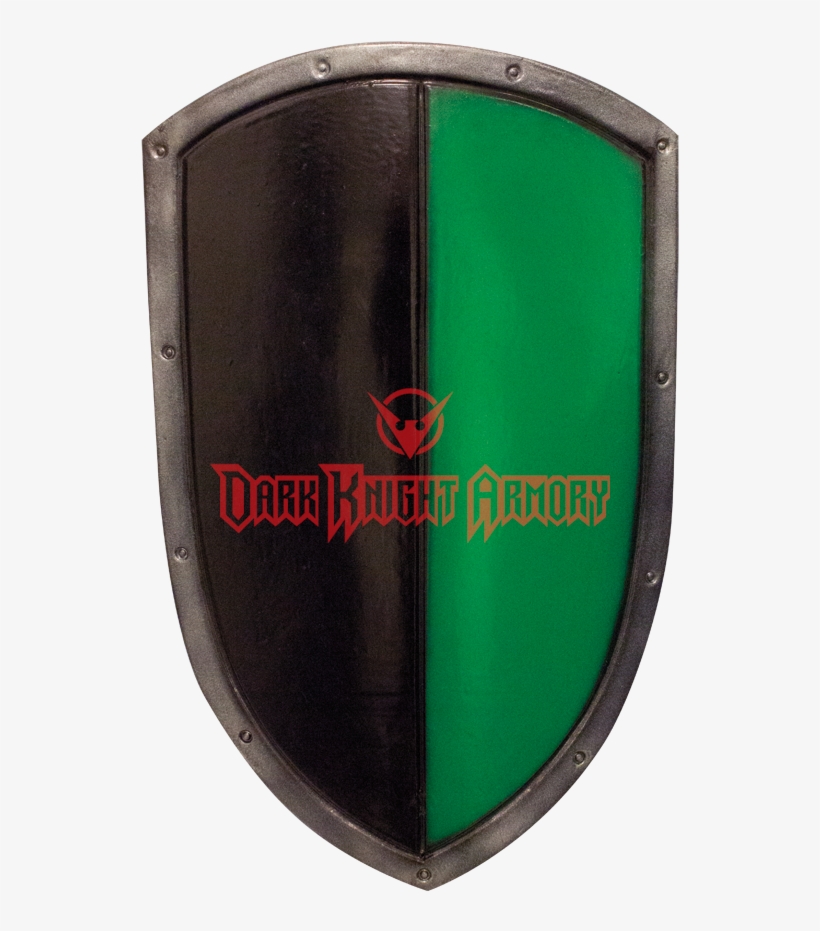Ready For Battle Larp Green And Black Kite Shield - Green And Black Shield, transparent png #1623818
