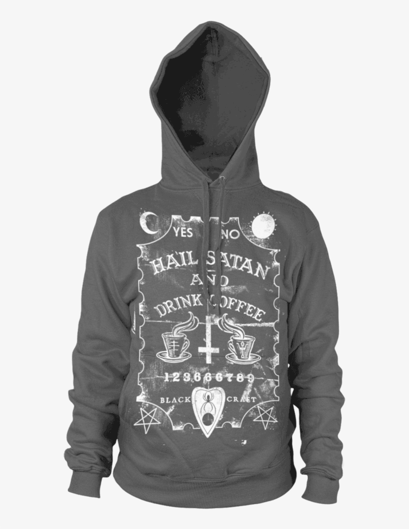 Hail Satan And Drink Coffee - Black Cult Believe In Yourself, transparent png #1623977