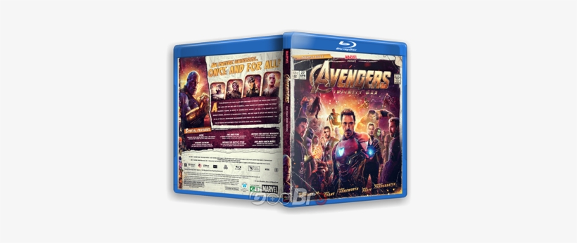 Avengers Infinity War Blu Ray Covers Custom, transparent png #1624152