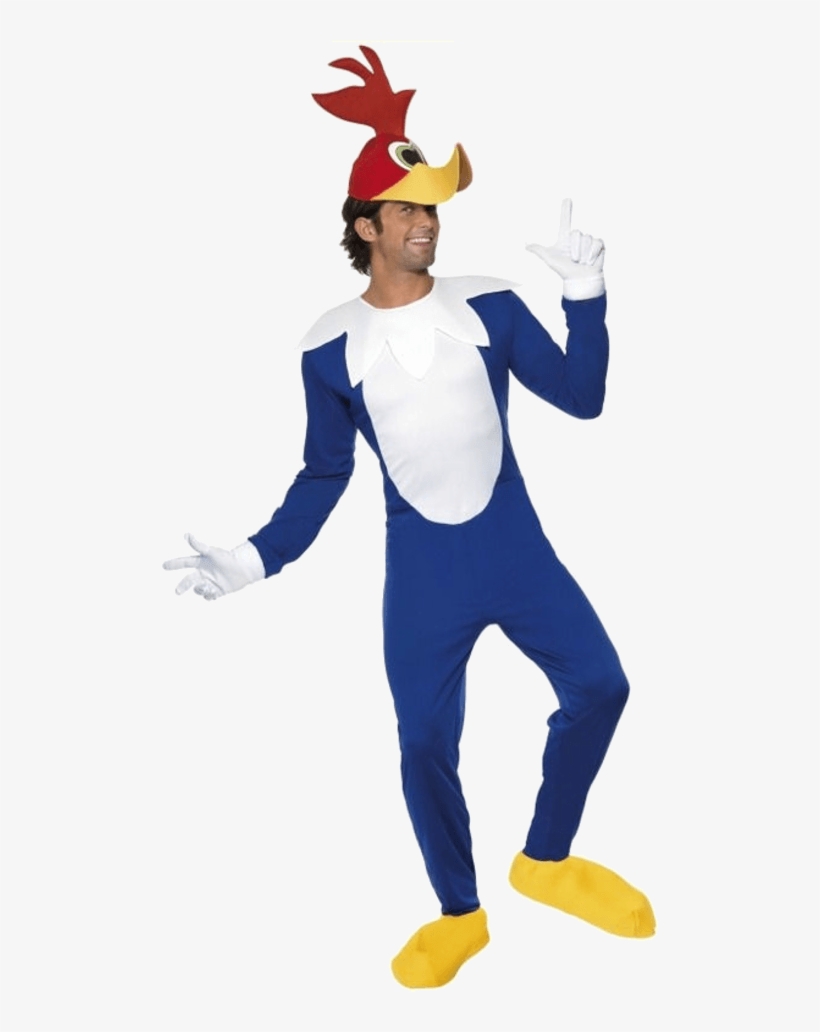Official Woody Woodpecker Costume - Woody The Woodpecker Costume, transparent png #1624239
