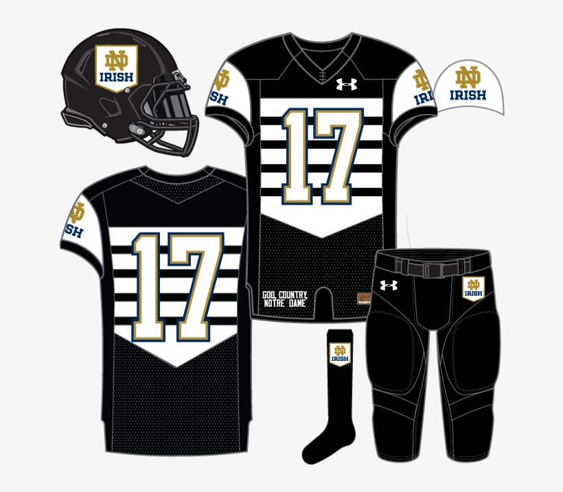 View Larger Image - Black Football Uniform Concepts, transparent png #1624257