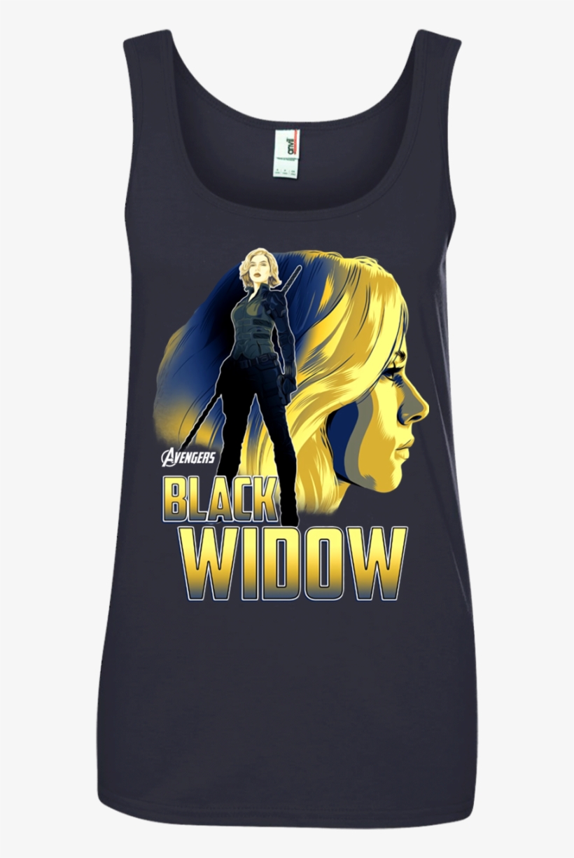 Avengers Infinity War Black Widow Head Shirt Hoodie - Character Avengers Infinity War Poster, transparent png #1624349