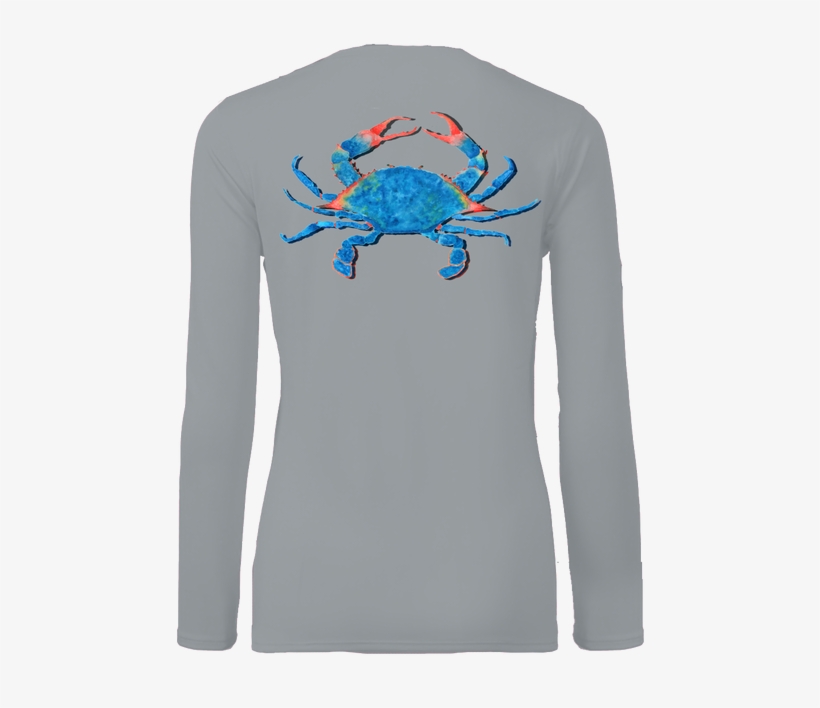 Get Protected With Our Newest Fitted Ladies Performance - Chesapeake Blue Crab, transparent png #1624482