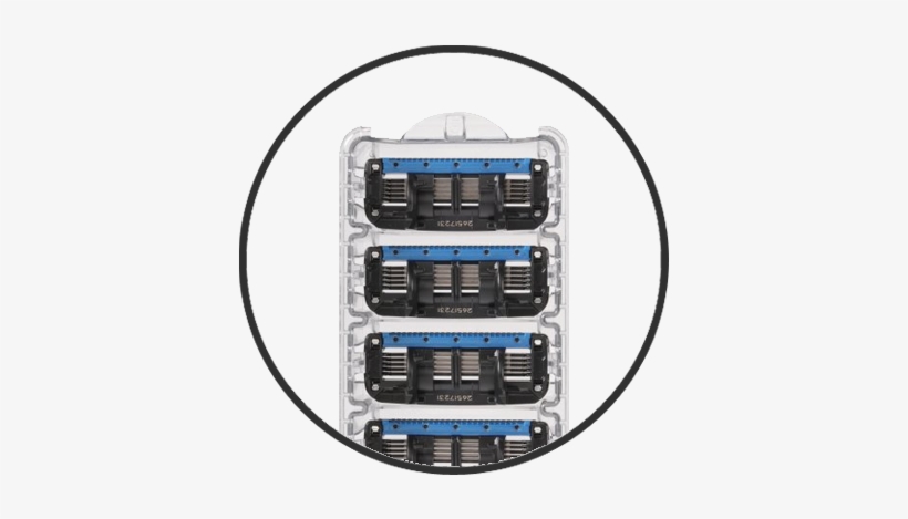 4 Alpha Razor Cartridges - Jpeg, transparent png #1624592