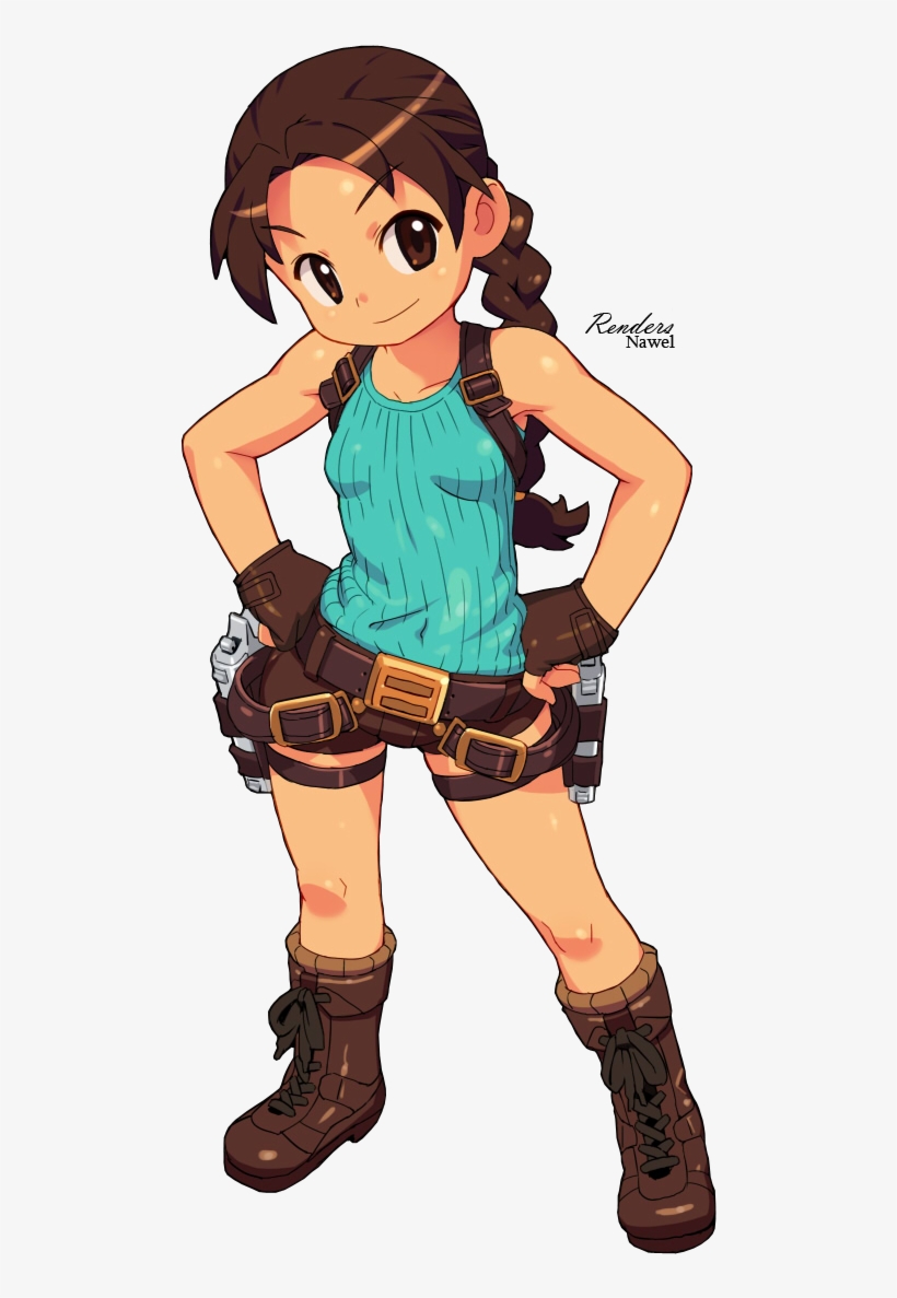 Lara Croft Manga, transparent png #1624622