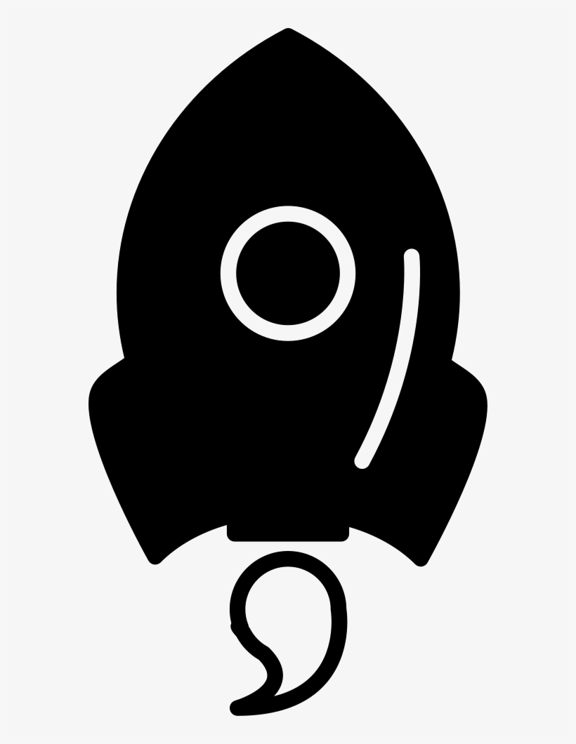 Rocket With A Flame Comments - Ship, transparent png #1624627